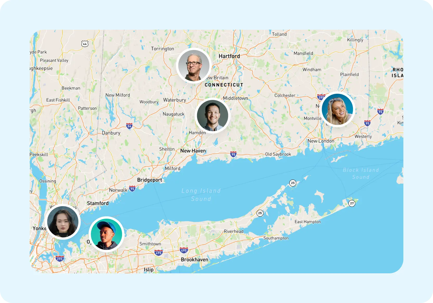 GoProfiles Employee Map